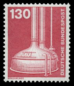Brauanlage, Briefmarke der Deutschen Bundespost 1982