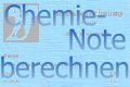 Programm zur Berechnung der Zeugnisnote