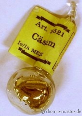 0,5 g Caesium, geliefert von MERCK Darmstadt