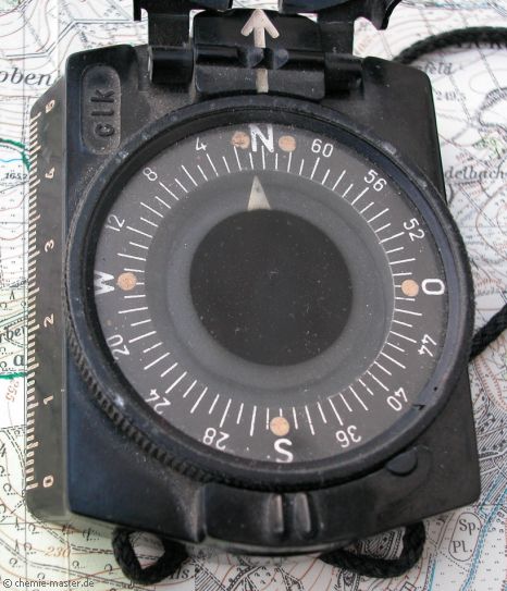 Kompass aus der Zeit des II. Weltkriegs