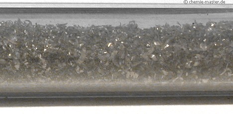 Holmiumspäne in Glasampulle