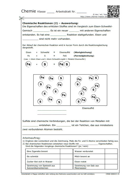 Chemische Reaktionen