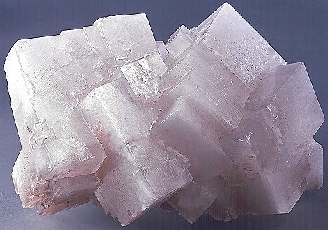 Steinsalz-Kristalle (Natriumchlorid)